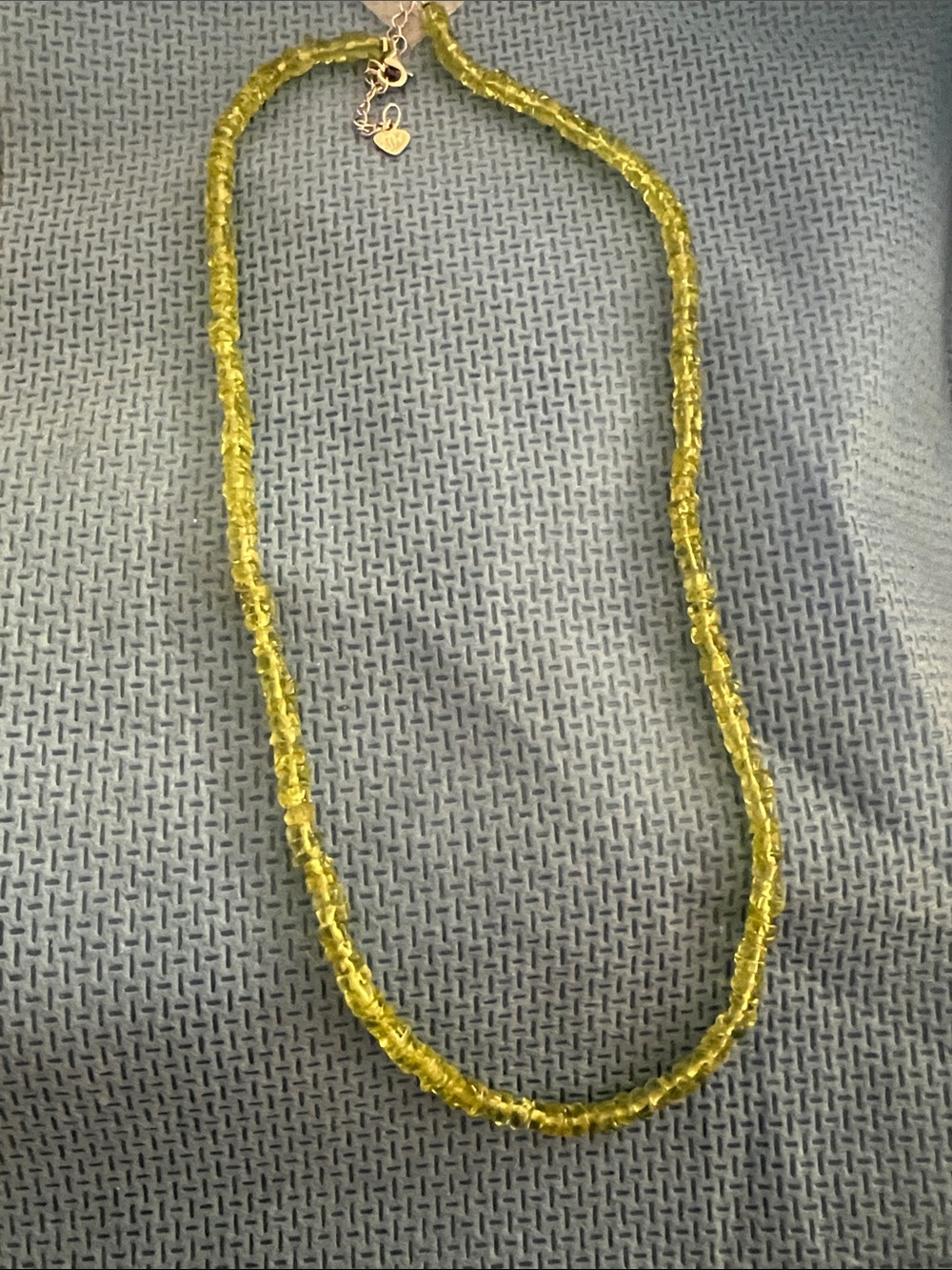 Peridot Necklace - Women Jewelry s925 settings 23 in long